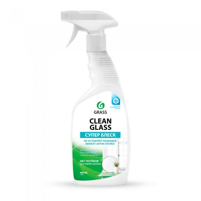 Бытовая химия Grass Clean Glass Очиститель стекол и зеркал 600 мл