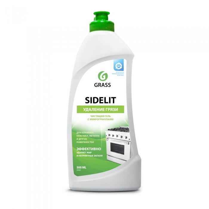 Бытовая химия Grass Sidelit Чистящий крем для кухни и ванной комнаты 500 мл