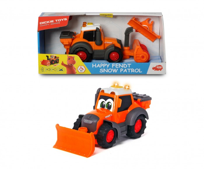 

Dickie Снегоуборочная машина Happy Fendt свет, звук 21 см, Снегоуборочная машина Happy Fendt свет, звук 21 см