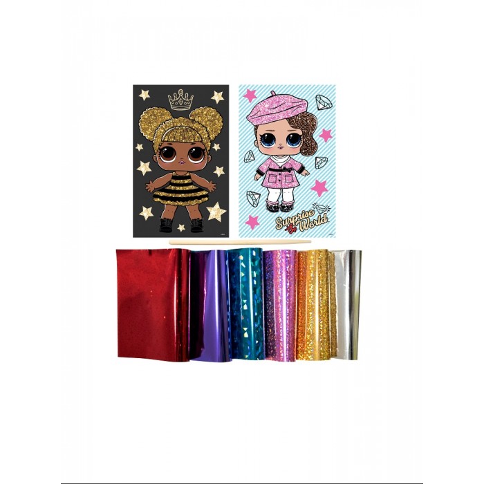 Аппликации для детей L.O.L. Surprise! Аппликация из фольги Queen Bee Posh