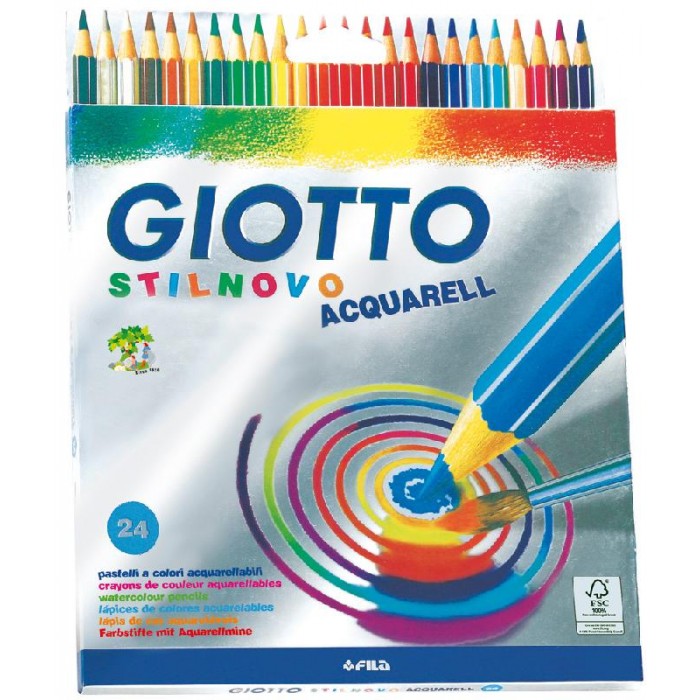 Giotto Stilnovo Acquarell гексагональные акварельные 24 цвета