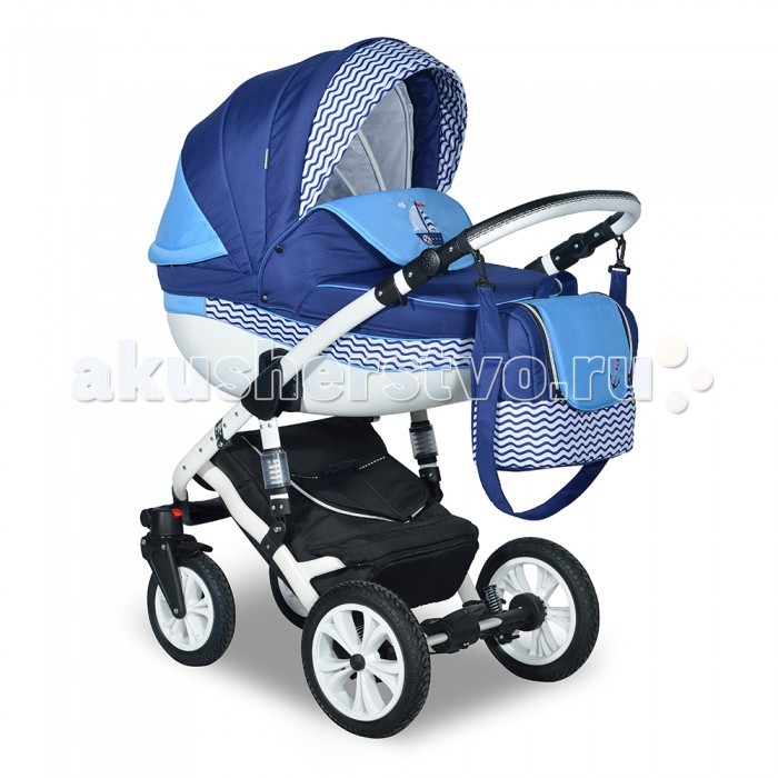 Коляска Indigo Isabel Marine 2 в 1Isabel Marine 2 в 1 Коляска Indigo Isabel Marine 2 в 1Isabel Marine 2 в 1Коляска Indigo Isabel Marine 2 в 1. Морская тематика в данной модели прослеживается и в симпатичных волнах, прокатившихся по люльке, и в аппликации, украсившей накидку и сумку для вещей. У окружающих не останется сомнений, что в коляске едет очаровательный моряк или морячка. Для желающих выделиться из толпы такая коляска – просто находка! Данная модель имеет обновленную конструкцию шасси с дополнительными амортизирующими устройствами встроенными в раму, что в купе с пружинами задней оси и надувными колесами делает ход коляски мягче, а укачивание ребенка во время его беспокойства плавнее. Люлька очень глубокая и длинная с прочным пластиковым корпусом. Капор имеет скрытое под внешней обивкой вентиляционное окно, а также удобную ручку для возможности переноски. Установить люльку и прогулочный блок можно в любом направлении. Шасси: алюминиевый корпус рамы регулируемая под рост кожаная ручка встроенная в раму дополнительная амортизация амортизация задней оси надувные колеса поворотные передние колеса с фиксацией практичная система смены блоков Люлька: устанавливается в любом направлении прочный пластиковый корпус может использоваться в качестве колыбели встроенная ручка для переноски регулируемый подголовник Прогулочный блок: устанавливается в любом направлении несколько положений спинки регулируемая подножка съемный бампер в защитном чехле капор с вентиляционным окном<br>