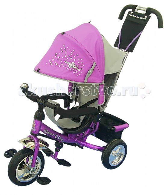 Велосипед трехколесный Funny Jaguar Lexus Racer Trike MS-0630Lexus Racer Trike MS-0630 Велосипед трехколесный Funny Jaguar Lexus Racer Trike MS-0630Lexus Racer Trike MS-0630Велосипед трехколесный Funny Jaguar Lexus Racer Trike MS-0630 позволяет ребенку наслаждаться прогулкой и самому участвовать в управлении. Особенности: С колясочной крышей На полиуретановых колесах С новой облегченной формой колесных дисков – настоящее спасение для мам с маленькими детьми Главное место для ребенка – анатомическое кресло, дополненное специальным чехлом из ткани. Данный чехол выступает страховкой для маленьких ребят, так как имеет разделитель для ног Предусмотрен защитный поручень с мягкой накладкой Велосипед дополнен подголовником, позволяющим ребенку отдыхать во время движения Для солнечной погоды имеется складной козырек Производитель предусмотрел и удобство управления велосипедом для родителей. Надежная хромированная ручка позволяет с легкостью управлять велосипедом, за счет поворота переднего колеса и задавать направление движения<br>