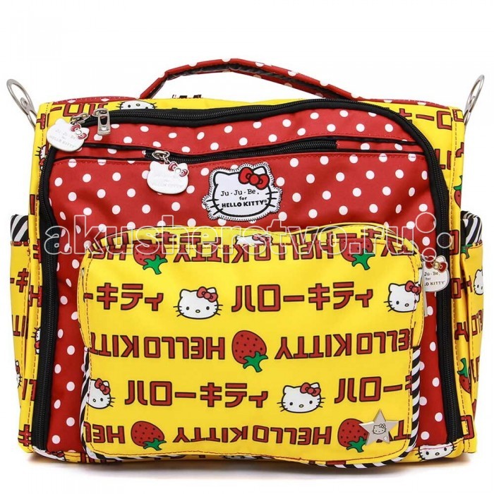Сумки для мамы Ju-Ju-Be Сумка-рюкзак для мамы B.F.F. Hello Kitty сумки для мамы petunia pickle bottom сумка для мамы downtown tote
