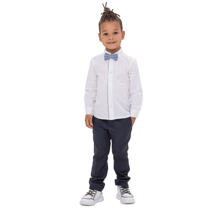 Карамелли Рубашка для мальчика Новый год со стилягами О25119, размер 92