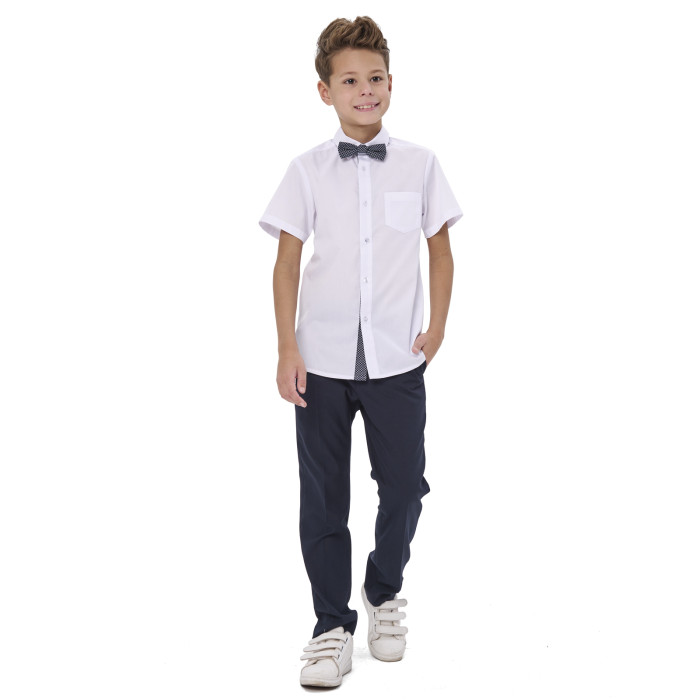Карамелли Рубашка для мальчика Новый год со стилягами О2558, размер 92