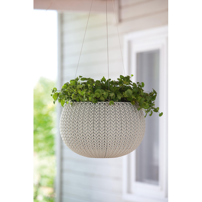 

Keter Кашпо подвесное Cozies М with hanging chain, Кашпо подвесное Cozies М with hanging chain