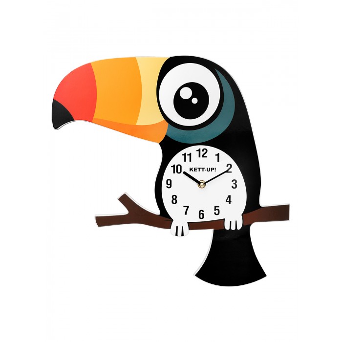 Часы Kett-Up детские настенные Design Zoo Тукан часы kett up детские настенные design zoo панда