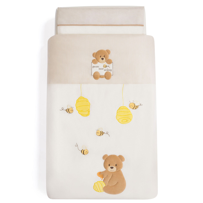 фото Комплект в кроватку kidboo honey bear (4 предмета)