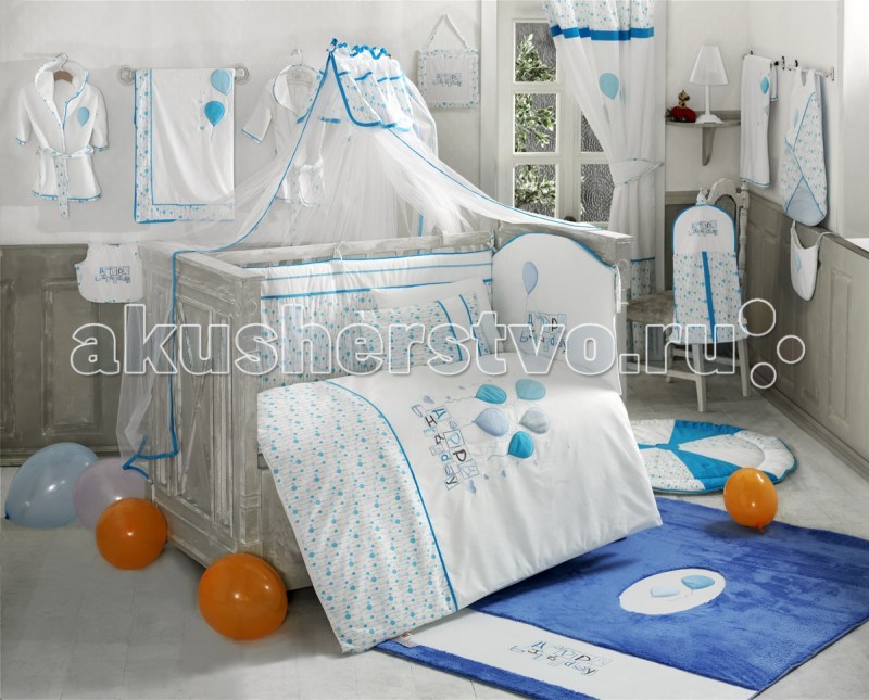 фото Комплект в кроватку kidboo happy birthday (6 предметов)