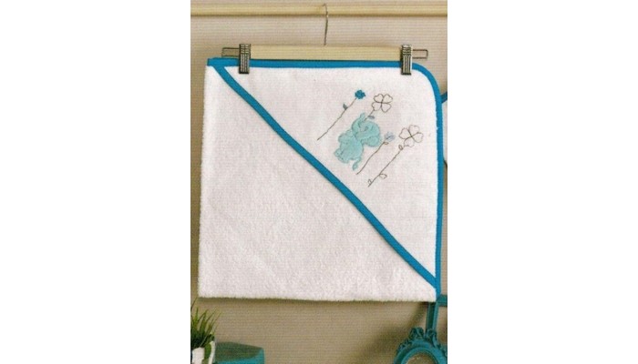 

Kidboo Комплект полотенце-уголок + варежка Elephants, Комплект полотенце-уголок + варежка Elephants