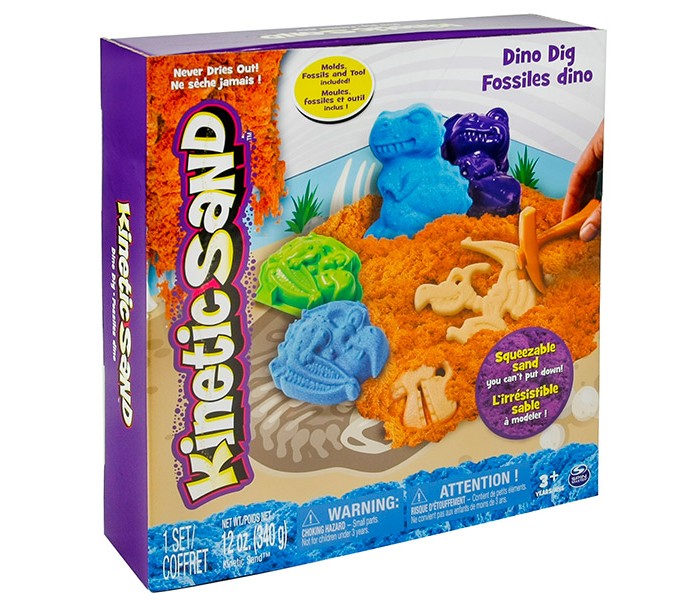 фото Kinetic sand песок для лепки c формочками 340 г