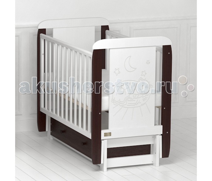 

Детская кроватка Kitelli Micio продольный маятник