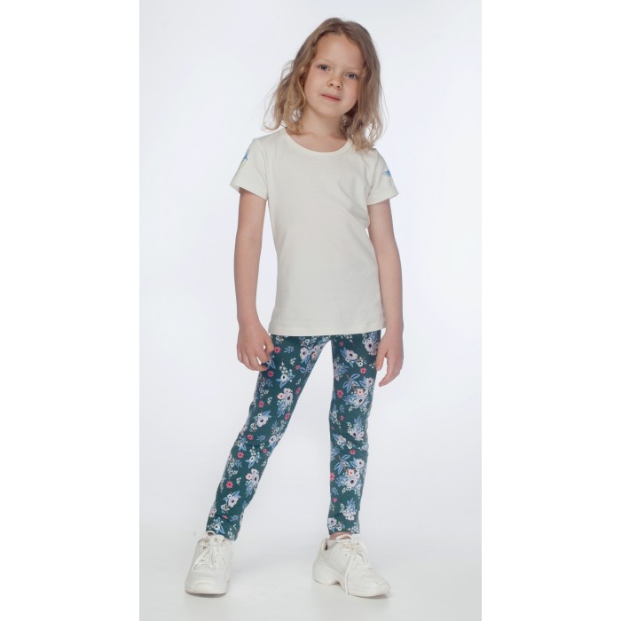 

Kogankids Брюки для девочки Цветы, Брюки для девочки Цветы