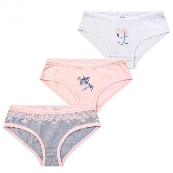

Kogankids Трусы для девочки 3 шт. 181-003-(01+04+22), Трусы для девочки 3 шт. 181-003-(01+04+22)