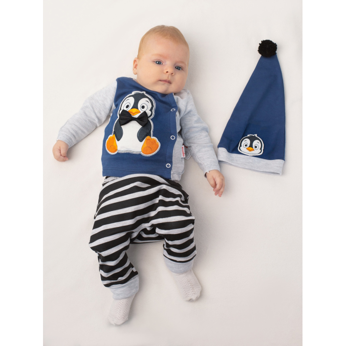 Agucuk Комплект для новорожденного Пингвиненок