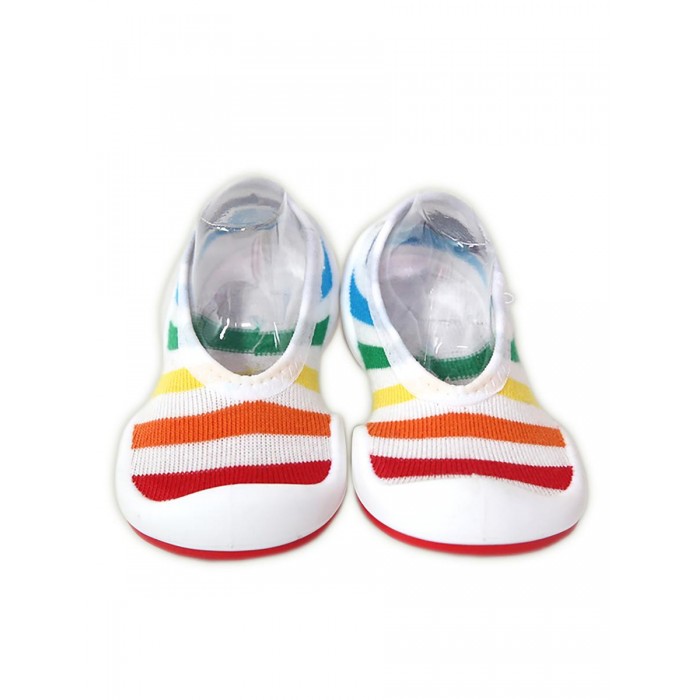 

Komuello Ботиночки-носочки Flat rainbow stripe, Ботиночки-носочки Flat rainbow stripe