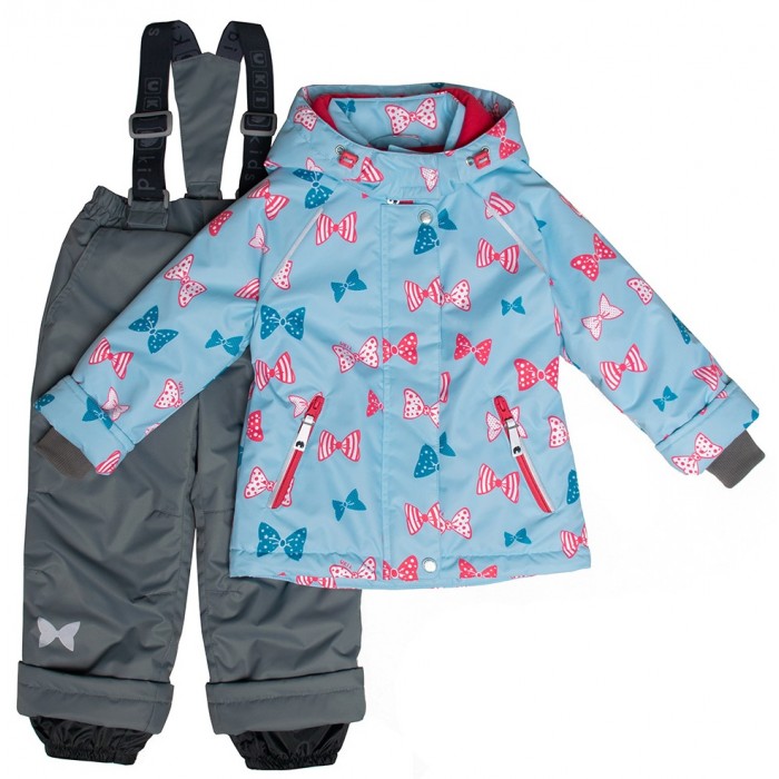 Uki kids Костюм утепленный для девочки Симпатяшка