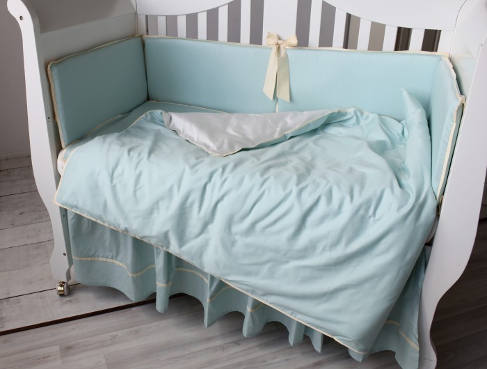 Комплект в кроватку Krisfi Италия (11 предметов) для кроваток 120x60, 125x75 и 75x75 см БП10094 Италия (11 предметов) для кроваток 120x60, 125x75 и 75x75 см - фото 1