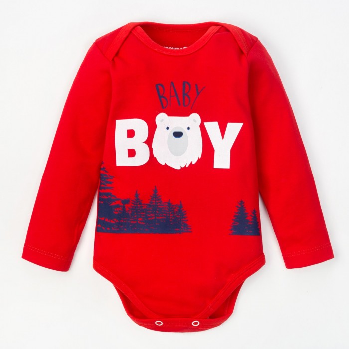 

Крошка Я Боди для мальчика с длинным рукавом Little bear, Боди для мальчика с длинным рукавом Little bear