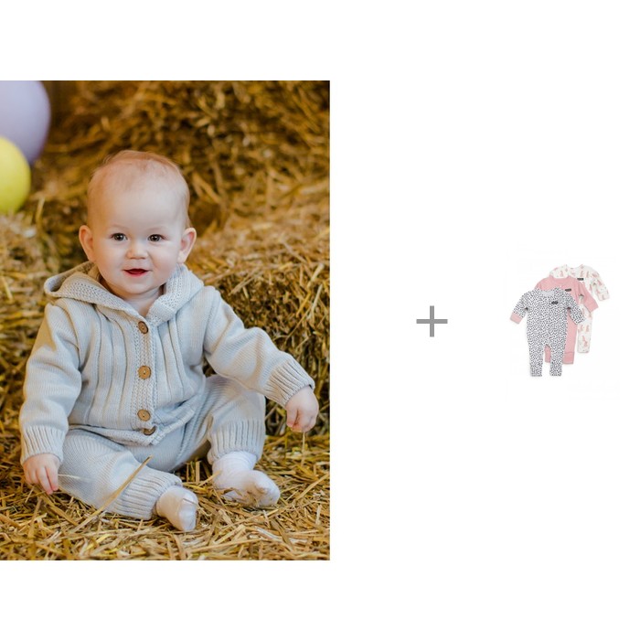 фото Лапушка Комплект (кофточка и ползунки) Вязаные изделия с комбинезонами Happy Baby
