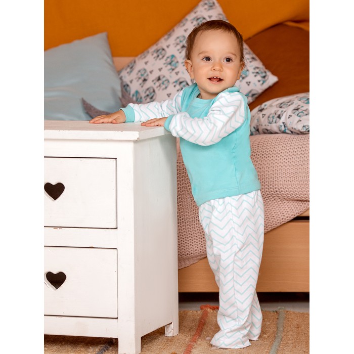 Домашняя одежда Лапушка Пижама для мальчика Лимончик 0249и 2 шт.