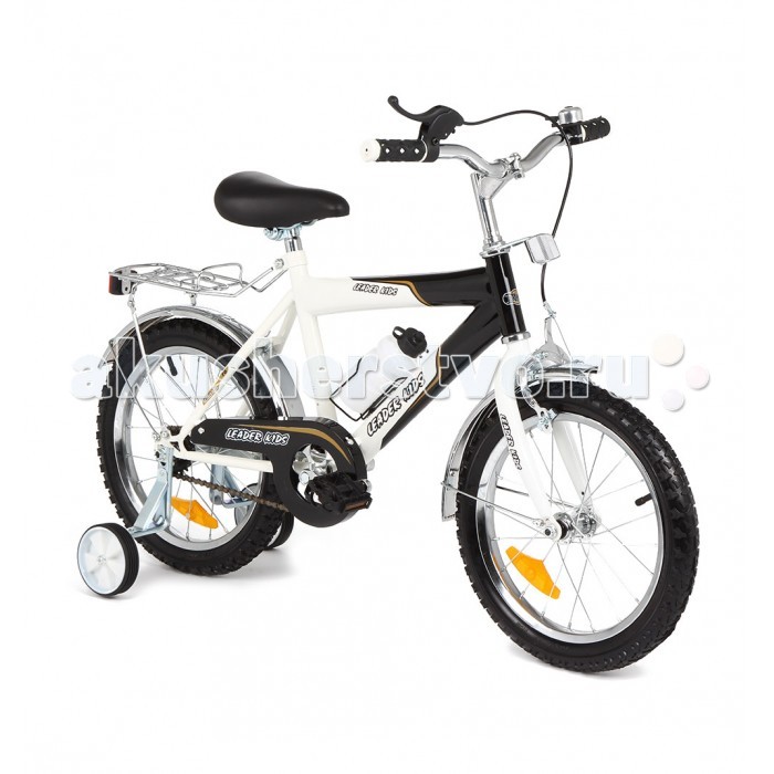 Велосипед двухколесный Leader Kids G16M101G16M101 Велосипед двухколесный Leader Kids G16M101G16M101Велосипед Leader Kids Особенности: корзина, багажник, клаксон(звонок), тренировочные колеса<br>