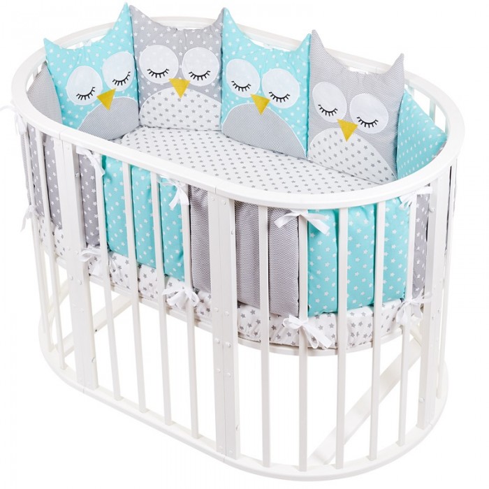 Бортик в кроватку Lemony kids Dream 12 подушек