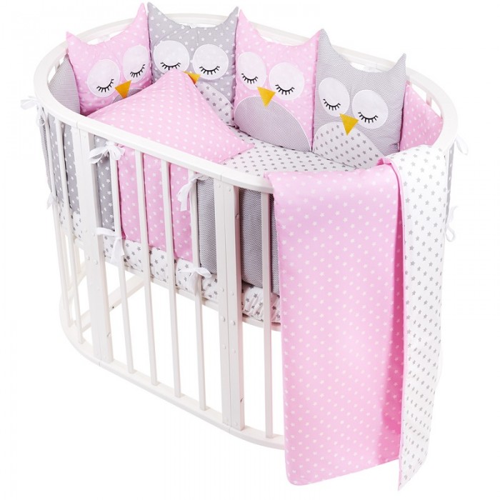 Комплект в кроватку Lemony kids овальную Dream (15 предметов)