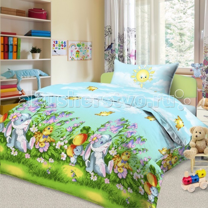 

Постельное белье Letto 1.5-спальное Зайки (3 предмета), 1.5-спальное Зайки (3 предмета)