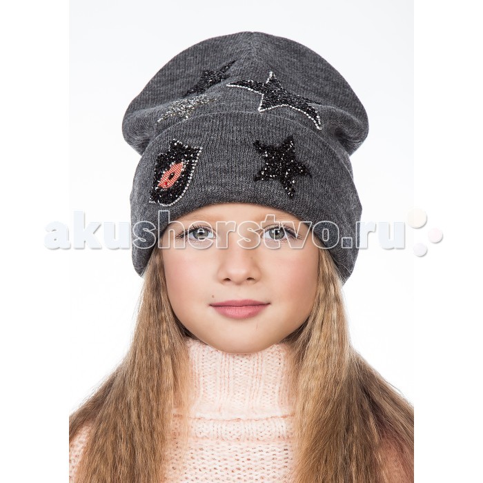 

Level Pro Kids Шапочка подростковая Звездный поцелуй трикотаж Б2