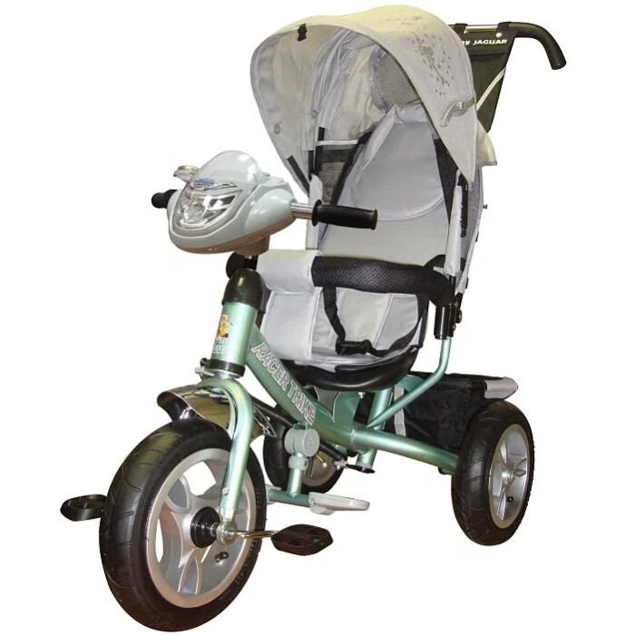 Велосипед трехколесный Funny Jaguar Lexus Racer Trike Air MS-0637 ICLexus Racer Trike Air MS-0637 IC Велосипед трехколесный Funny Jaguar Lexus Racer Trike Air MS-0637 ICLexus Racer Trike Air MS-0637 ICДетский трехколесный велосипед Funny Jaguar Lexus Racer Trike Air MS-0637 IC с музыкальной панелью, колясочной крышей на надувных колесах c новой облегченной формой колесных дисков – настоящее спасение для мам с маленькими детьми. Главное место для ребенка – анатомическое кресло, дополненное специальным чехлом из ткани. Данный чехол выступает страховкой для маленьких ребят, так как имеет разделитель для ног. К тому же, предусмотрен защитный поручень с мягкой накладкой. Велосипед Funny Jaguar дополнен подголовником, позволяющим ребенку отдыхать во время движения. Для солнечной погоды имеется складной козырек. Производитель предусмотрел и удобство управления велосипедом для родителей. Надежная хромированная ручка позволяет с легкостью управлять велосипедом, за счет поворота переднего колеса и задавать направление движения. Детский трехколесный велосипед позволяет ребенку наслаждаться прогулкой и самому участвовать в управлении.<br>