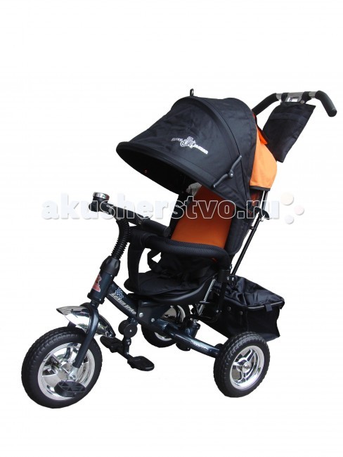 Велосипед трехколесный Funny Jaguar Lexus Trike Next Pro MS-0521Lexus Trike Next Pro MS-0521 Велосипед трехколесный Funny Jaguar Lexus Trike Next Pro MS-0521Lexus Trike Next Pro MS-0521Велосипед трехколесный Funny Jaguar Lexus Trike Next Pro MS-0521 - обладает ручкой управления, чтобы родители могли контролировать езду ребенка, защитным колясочным тентом, чтобы спасаться от дождя и палящего солнца, высоким комфортным сиденьем с возможностью регулировки. Детский велосипед займет достойное место среди инвентаря в семейных прогулках. Характеристики: хромированная облегченная рама, покрытая перламутровой краской с блеском, которая очень красиво переливается на солнце удобные противоскользящие подножки пластиковое сидение с более высокой спинкой на сидении мягкая накладка сиденье, регулируемое относительно руля в трех положениях в зависимости от роста ребенка трехточечные ремни безопасности удобная и очень прочная родительская ручка управления управляет передним колесом. На нее можно опираться при заезде на бордюр, она легко выдержит нагрузку взрослого человека удобный складной тент-купол надежно защитит малыша от дождя и солнца бампер ограничитель для дополнительной безопасности малыша колеса ПВХ, не прокалываются, не подкачиваются диски цвета хром педали с рифлением звонок сумочка для мелочей тросы управления спрятаны внутри рамы! Это удобно малышу, ничего не мешает при езде багажная корзинка со шнурком-затяжкой вес 11 кг. Великолепно подойдет для детей от 1 года.<br>