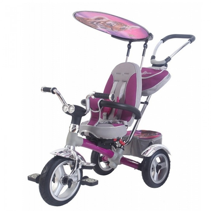 Велосипед трехколесный Funny Jaguar Lexus Trike Original Great Icon MS-0595Lexus Trike Original Great Icon MS-0595 Велосипед трехколесный Funny Jaguar Lexus Trike Original Great Icon MS-0595Lexus Trike Original Great Icon MS-0595Первый 3-х колесный велосипед из коллекции Funny Jaguar Lexus Trike Original Great Icon MS-0595 - велосипед-коляска. В производстве этого велосипеда мы использовали новейшие инновационные технологии и материалы, например Карбон, что позволило уменьшить вес велосипеда. Но, главной изюминка этого велосипеда сиденье. Впервые в нем можно изменять угол наклона спинки, вплоть до горизонтального, а также устанавливать сиденье лицом к дороге или к маме. задние два колеса хромированные крылья тент страховочный обод ручка управления устанавливаются по системе «до щелчка», по - этому сборка не займет более 5 минут Не может не привлечь внимание новый стильный дизайн подножек с креплением на передней вилке. Для плавности хода на задние колеса установлены амортизаторы. Впервые в коллекции Lexus Trike MS-0595 на руле установлена музыкальная панель с любимыми песнями из мультфильмов и LED фара. Размеры (дхшхв): 90 х 53 х 102 см Вес: 9.2 кг<br>