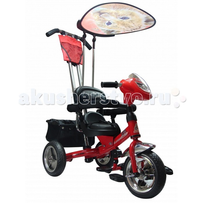 Велосипед трехколесный Funny Jaguar Lexus Trike Original Volt MS-0575 ICLexus Trike Original Volt MS-0575 IC Велосипед трехколесный Funny Jaguar Lexus Trike Original Volt MS-0575 ICLexus Trike Original Volt MS-0575 ICВелосипед трехколесный Funny Jaguar Lexus Trike Original Volt MS-0575 IC с музыкальной панелью Новый велосипед Volt с музыкальной панелью заряжает своей энергией, зовет в дорогу! удобное мягкое сиденье, как на велосипеде Grand New Air регулируемое относительно руля в трех положениях в зависимости от роста ребенка; хромированная облегченная рама, покрытая краской с блеском, которая очень красиво переливается на солнце; удобные, противоскользящие складывающиеся подножки; трехточечные ремни безопасности; удобная и очень прочная родительская ручка управления, на нее можно опираться, она легко выдержит нагрузку взрослого человека; легкий, складывающийся автономный (крепиться к спинке сиденья, а не к ручке управления) тент с фотопринтом защитит от дождя и солнца; бампер-ограничитель для дополнительной безопасности малыша; большие колеса из вспененного ПВХ; диски цвета хром; педали с рефлением; музыкальная панель; звонок; сумочка для мелочей; багажная корзина<br>