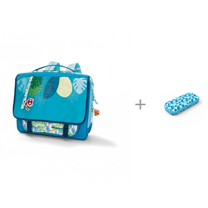 

Lilliputiens Рюкзак школьный А4 Лемур Джордж c пеналом Zipit Colorz Box, Рюкзак школьный А4 Лемур Джордж c пеналом Zipit Colorz Box