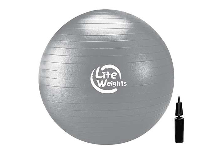  Lite Weights Мяч гимнастический антивзрыв с насосом 85 см