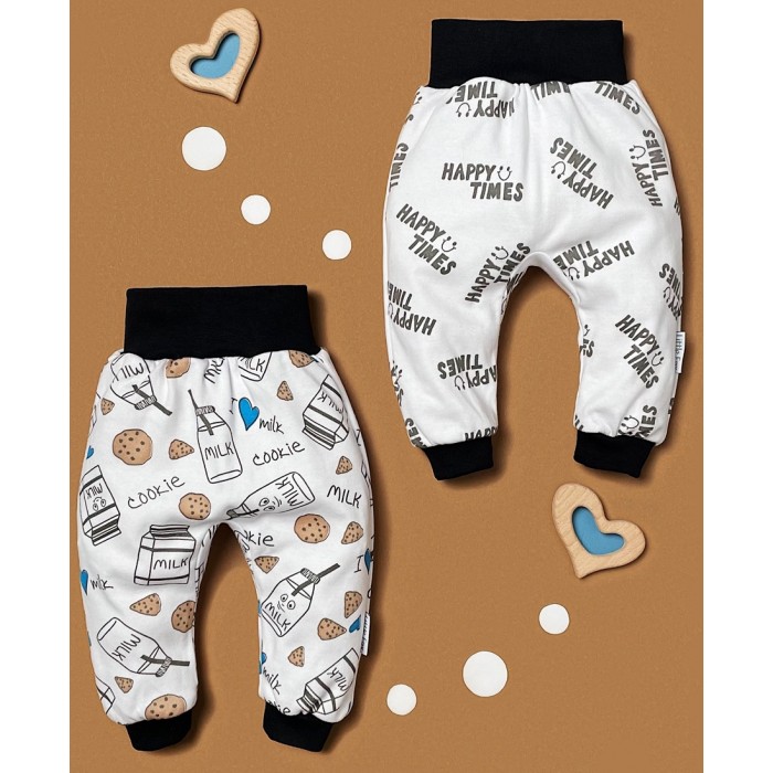 Little Fox Limited Collection Набор штанишек Милк, Хэппи тайм 2 шт.
