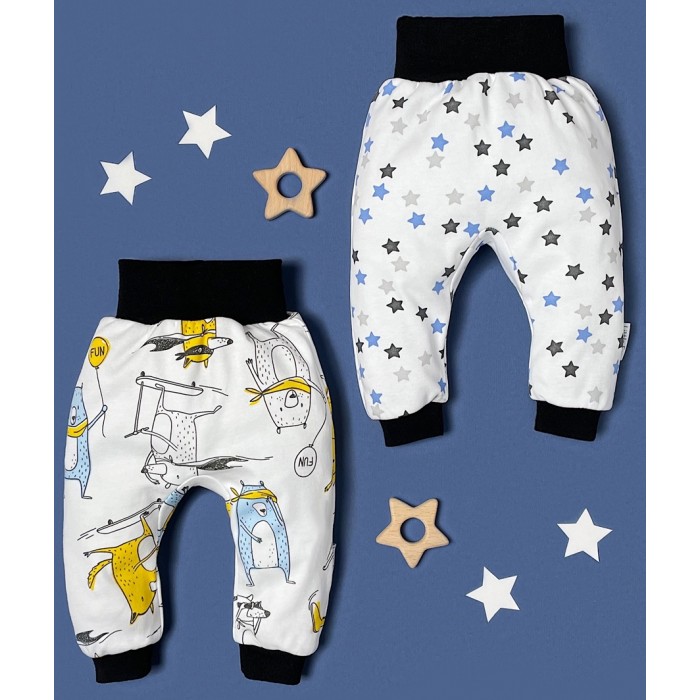 Little Fox Limited Collection Набор штанишек Звери, Звезды 2 шт.
