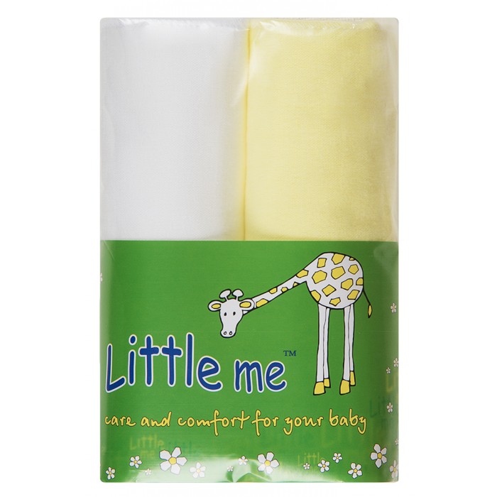 Пеленка Little me теплая фланель комплект 75х120 2 шт.