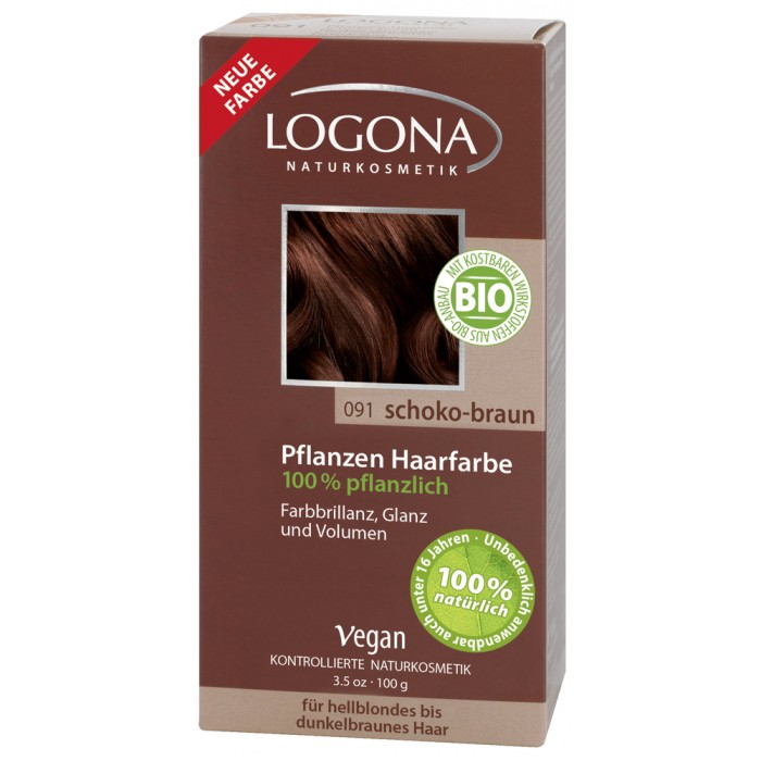 фото Logona растительная краска для волос 100 мл