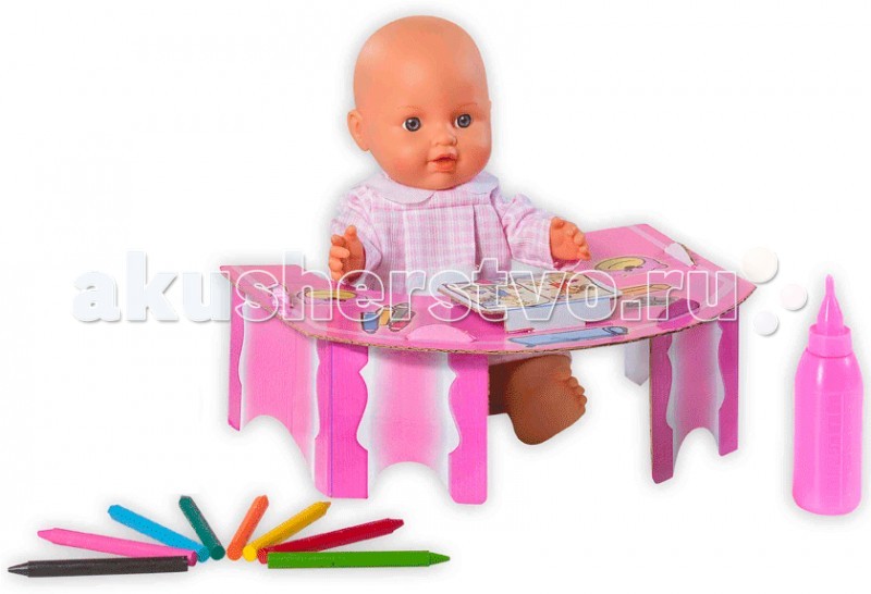 

Loko Toys Кукла Le Petit Bebe 32 см со столиком и аксессуарами для школы, Кукла Le Petit Bebe 32 см со столиком и аксессуарами для школы