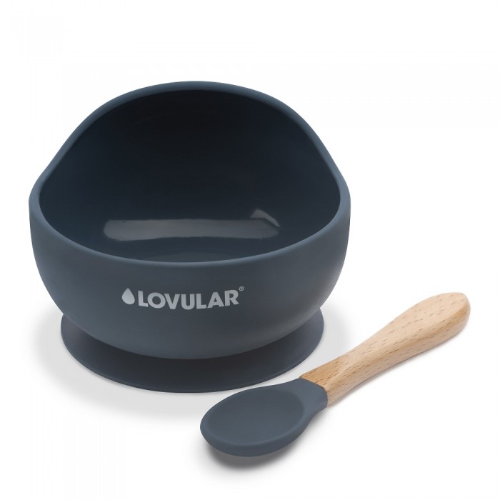фото Lovular умная силиконовая тарелка и ложка