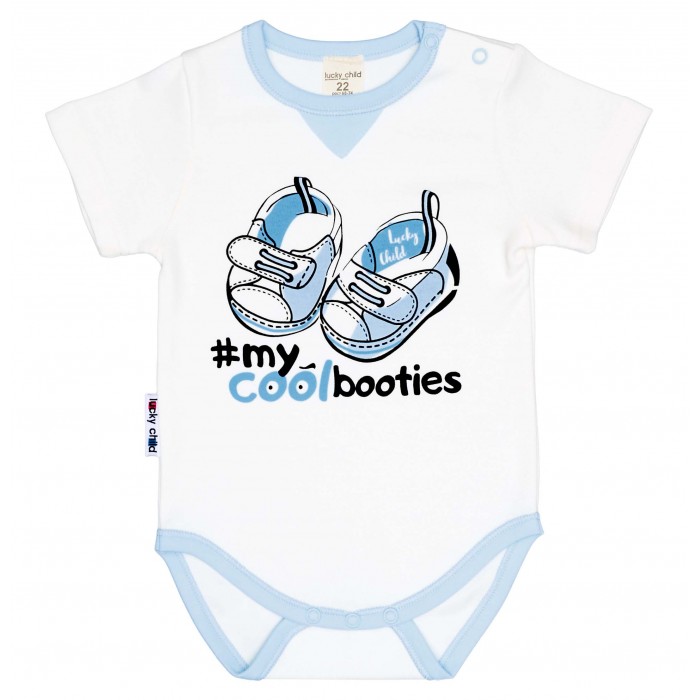 Боди, песочники, комбинезоны Lucky Child Боди My cool booties боди lucky child