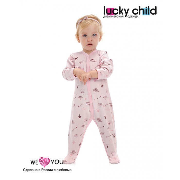

Lucky Child Комбинезон для девочки Принцесса сказки 45-1к, Комбинезон для девочки Принцесса сказки 45-1к