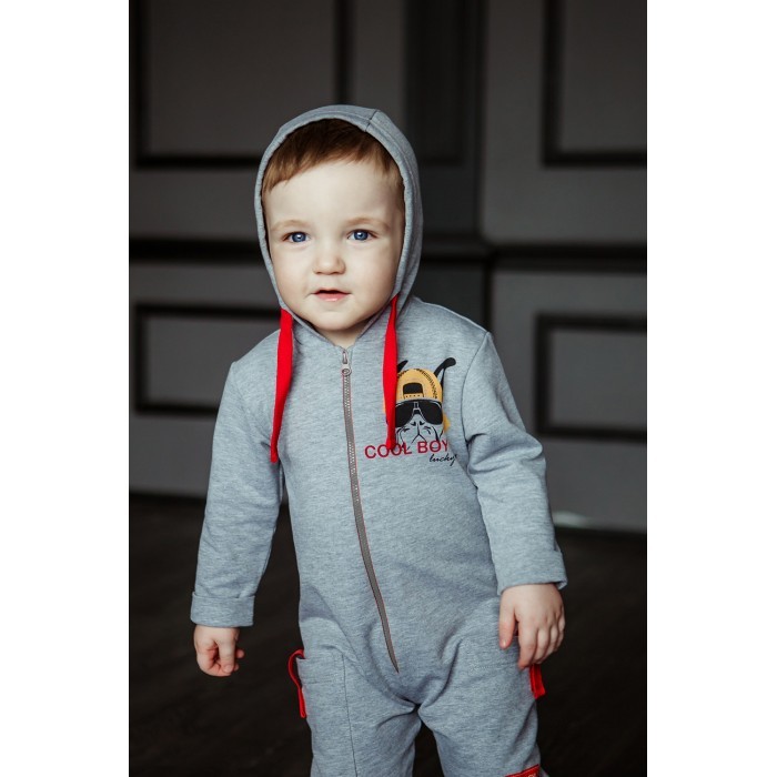 

Lucky Child Комбинезон для мальчика Крутой парень, Комбинезон для мальчика Крутой парень