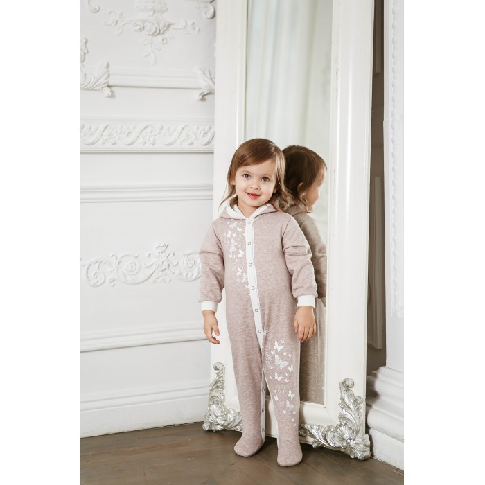 

Lucky Child Комбинезон с капюшоном футер Дюймовочка 37-3ф, Комбинезон с капюшоном футер Дюймовочка 37-3ф