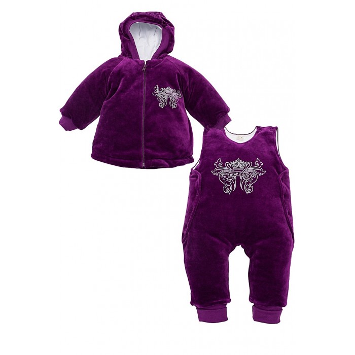 Lucky Child Из велюра на синтепоне куртка и полукомбинезон 5-5