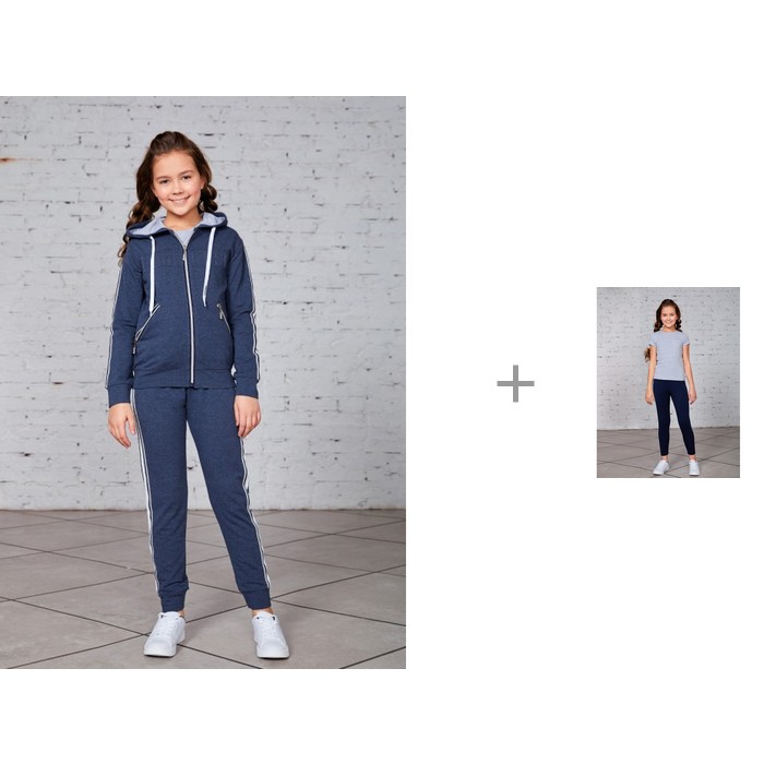 

Luminoso Спортивный костюм для девочки 928118 с футболкой 928106, Спортивный костюм для девочки 928118 с футболкой 928106