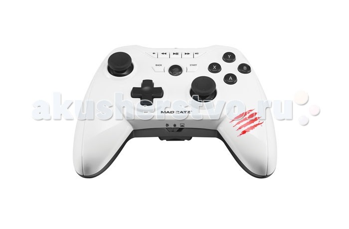 Mad Catz PC Геймпад C.T.R.L.R Mobile Gamepad беспроводнойPC Геймпад C.T.R.L.R Mobile Gamepad беспроводной Mad Catz PC Геймпад C.T.R.L.R Mobile Gamepad беспроводнойPC Геймпад C.T.R.L.R Mobile Gamepad беспроводнойЛёгким движением руки телефон превращается… в игровую консоль! Скорее всего, на вашем мобильном телефоне можно играть в те же игры и приложения, которые выпускаются для ПК и консолей. Не только Angry Birds, но и популярные шутеры от первого лица, гоночные симуляторы и многое другое! Просто подключите C.T.R.L. R и совместимый видеоадаптер HDMI (не входит в комплект) к телефону – и наслаждайтесь любимыми играми в высоком разрешении на большом экране. Результат вас приятно удивит! Более того, C.T.R.L. R совместим не только со смартфонами на платформе Android – этот контроллер можно подключать к ПК и компьютерам Mac, планшетам и даже Fire TV. Режим мыши — один из трех режимов контроллера — значительно упрощает просмотр веб-страниц на смарт-тв. С универсальным и прочным геймпадом C.T.R.L. R вы сможете играть, когда пожелаете, будь то дома или в дороге. Старые добрые кнопки для мобильного гейминга Наш большой опыт в области создания контроллеров для игровых консолей позволил нам разработать идеальный многоплатформенный геймпад для тех, кто предпочитает игры на мобильных устройствах и микроконсолях. Мобильный геймпад Mad Catz C.T.R.L. R оснащен привычными для геймпада элементами управления — командными кнопками, курками, крестовиной (D-pad) и аналоговыми стиками — и позволяет в полной мере задействовать возможности мобильного телефона для игры дома или в пути. С помощью скачиваемого приложения Mad Catz можно настроить различные профили и параметры, что позволяет использовать геймпад C.T.R.L.R с огромным списком игр. Программное обеспечение Mad Catz C.T.R.L.R для мобильных устройств и ПК Продукты серии GameSmart поставляются с интуитивно понятным программным обеспечением, которое позволяет получить максимум удовольствия от вашей новой покупки. После установки приложение Mad Catz для Android позволяет следить за уровнем заряда батареи, настраивать параметры работы в режиме мыши, а также назначения кнопок. Пользователи ПК могут настроить и затем назначить контроллеру профили для отдельных игр. Если ваша игра не поддерживает работу с устройством класса HID (клавиатуры, мыши и др.) совместимость достигается путем назначения кнопкам и стикам контроллера команд клавиатуры и мыши. Программное обеспечение четко определяет каждую программируемую область C.T.R.L. R, а сам процесс программирования достаточно простой. Три режима - полный контроль Режим ПК обеспечивает совместимость с компьютерами ПК и Mac, режим GameSmart управляет устройствами на платформе Android, в том числе микро-консолью M.O.J.O. А в режиме мыши контроллер эмулирует управление мышью для устройств, подключенных через Bluetooth, посредством назначения навигационной функции левому аналоговому стику и командным кнопкам. Встроенные элементы управления мультимедиа Очень удобный набор мультимедийных кнопок, расположенных непосредственно на лицевой части контроллера, обеспечивает дистанционное управление мультимедийными функциями. Теперь так просто запустить или остановить воспроизведение фильма, перейти к следующей композиции и быстро отрегулировать громкость. В ногу со временем – технология Bluetooth 4.0 с двумя режимами работы C.T.R.L.R – первое периферийное игровое устройство, оснащенное протоколом Bluetooth 4.0 с двумя режимами работы, что обеспечивает низкое энергопотребление и полную совместимость с теми современными устройствами, которые поддерживают протокол Bluetooth Classic. Благодаря порту USB—Micro-USB дальнейшее обновление встроенного ПО позволит обеспечить совместимость с устройствами, выход которых ожидается на рынке в будущем и которые будут поддерживать протокол Bluetooth Smart, также известный как Bluetooth Low Energy (BLE). Будущие обновления позволят также значительно повысить энергоэффективность и минимизировать задержку. Возьми с собой в дорогу Устали от сенсорного управления и хотите получить функциональность полноценного консольного контроллера? C.T.R.L.R станет идеальным решением. Съемное регулируемое крепление позволяет установить ваш смартфон непосредственно на мобильный геймпад C.T.R.L.R. (Минимальная ширина смартфона или коммуникатора - 58.6 мм (2.3 дюйма); максимальная ширина - 80.5 мм (3.17 дюйма)). Низкое энергопотребление Благодаря использованию новой технологии Bluetooth геймпад C.T.R.L.R превосходно экономит энергию. Поставляемые в комплекте батарейки AAA обеспечивают до 40 часов непрерывной работы устройства (компьютерные игры, приложения и мультимедиа). Технология GameSmart. Твое устройство. Твоя игра. Где угодно. Современная гостиная — это маленький центр развлечений для семьи и друзей. Но управление потоком мультимедиа, просмотр веб-сайтов, навигация по меню и ввод текста могут представлять трудности, особенно если под рукой нет подходящего гаджета. Благодаря технологии Bluetooth продукция GameSmart решает проблему управления множеством мультимедийных устройств. GameSmart обеспечивает практически универсальную совместимость с компьютерами Mac и ПК, смартфонами на Android и Windows Phone, а также ноутбуками, планшетами и смарт-телевизорами. Когда один продукт совместим с большим количеством разных устройств, вы будете спокойны, зная, что покупка очередного девайса не потребует дополнительных расходов и он отлично впишется в налаженную систему. Отличное дополнение к M.O.J.O. и Fire TV Занимая центральную позицию в экосистеме GameSmart, микро-консоль M.O.J.O. делает ваши любимые мобильные игры еще лучше. Дополнительный контроллер C.T.R.L.R прекрасно подойдет для режима многопользовательской игры и позволит играть на M.O.J.O. вместе с друзьями. Как известно, устройство Amazon Fire TV совместимо с игровыми контроллерами, которые поддерживают Bluetooth HID. Поскольку C.T.R.L.R тоже поддерживает этот профиль, он представляет собой превосходный полноразмерный контроллер для Fire TV. Комплектация: Мобильный геймпад C.T.R.L.R Съемное регулируемое крепление 2 батареи AAA Системные требования: Android: 3.0 или более поздняя версия ПК: Windows 8.1, 8, 7 и Vista Mac: OS X 10.8 или более поздняя версия Смарт-устройства: любое устройство с поддержкой HID и Bluetooth 3.0 и более поздней версии версии<br>
